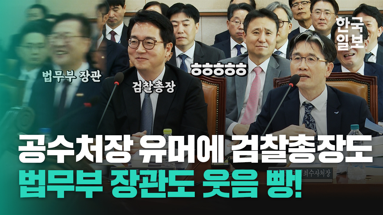 공수처장 유머에 검찰총장·법무부 장관 모두 빵 터진 국감장 (검찰청과 공수처가 어깨를 나란히 하게 된 이유)