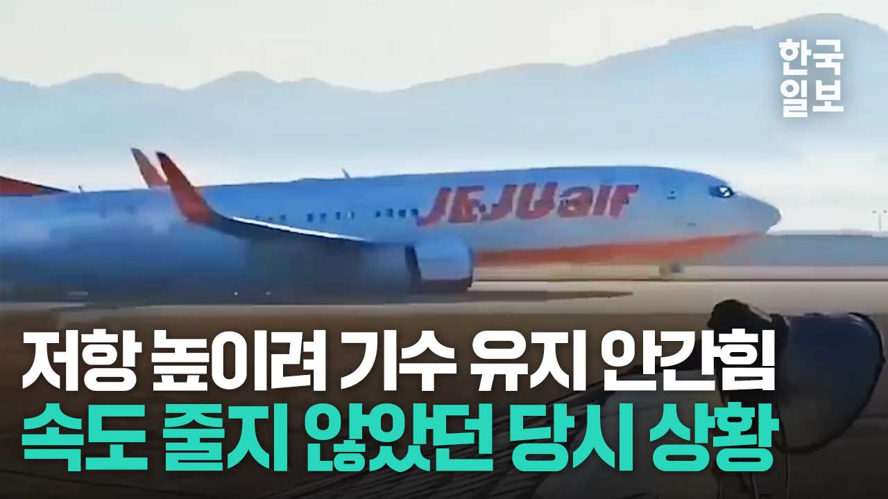 지면 마찰, 공기 저항 높이기 위해 끝까지 안간힘... 제주항공 2216편 추락 참사